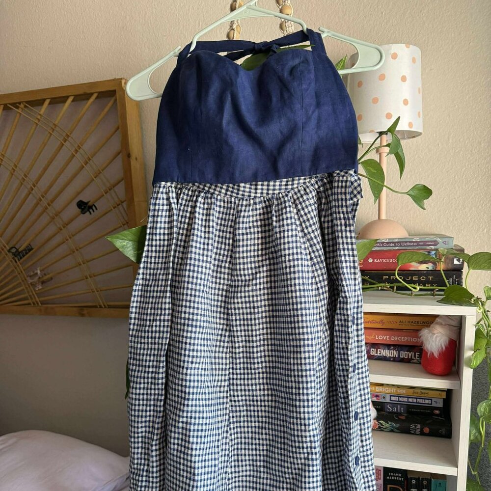 Reformation Orzo Linen Two Piece Challah Check - Size 4